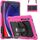 Per Samsung Galaxy Tab S9 Ultra / S8 Ultra Silicone + custodia per tablet PC (rosa rossa + nero) Per Samsung Galaxy Tab S9 Ultra / S8 Ultra Silicone + custodia per tablet PC (rosa rossa + nero)
