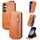 Per Samsung Galaxy S23 FE 5G Portafoglio con cerniera Custodia per telefono in pelle con vibrazione verticale (marrone) Per Samsung Galaxy S23 FE 5G Portafoglio con cerniera Custodia per telefono in pelle con vibrazione verticale (marrone)