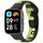 Per Redmi Watch 3 cinturino in silicone bicolore con cucitura attiva (nero verde) Per Redmi Watch 3 cinturino in silicone bicolore con cucitura attiva (nero verde)