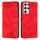 Custodia in pelle per Samsung Galaxy S21 Ultra 5G Dream Triangle con cordino (rosso) Custodia in pelle per Samsung Galaxy S21 Ultra 5G Dream Triangle con cordino (rosso)
