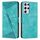 Custodia in pelle per Samsung Galaxy S21 Ultra 5G Dream Triangle con cordino (verde) Custodia in pelle per Samsung Galaxy S21 Ultra 5G Dream Triangle con cordino (verde)