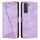 Custodia in pelle per Samsung Galaxy S22 5G Dream Triangle con cordino (viola) Custodia in pelle per Samsung Galaxy S22 5G Dream Triangle con cordino (viola)