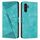Custodia in pelle per Samsung Galaxy S23 FE 5G Dream Triangle con cordino (verde) Custodia in pelle per Samsung Galaxy S23 FE 5G Dream Triangle con cordino (verde)