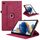 Per Lenovo Tab M10 Plus 10.6 3rd Gen Tree Life Custodia per tablet in pelle con rotazione in rilievo (rosso) Per Lenovo Tab M10 Plus 10.6 3rd Gen Tree Life Custodia per tablet in pelle con rotazione in rilievo (rosso)