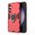 Per Samsung Galaxy S23 FE 5G PC + Custodia protettiva antiurto in TPU con supporto ad anello magnetico(Rosso) Per Samsung Galaxy S23 FE 5G PC + Custodia protettiva antiurto in TPU con supporto ad anello magnetico(Rosso)