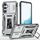 Per Samsung Galaxy S23 FE 5G Armor PC + Custodia per telefono con protezione per fotocamera in TPU (grigio) Per Samsung Galaxy S23 FE 5G Armor PC + Custodia per telefono con protezione per fotocamera in TPU (grigio)