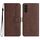 Per Samsung Galaxy S23 FE 5G Custodia in pelle con motivo a cuore Skin Feel (marrone) Per Samsung Galaxy S23 FE 5G Custodia in pelle con motivo a cuore Skin Feel (marrone)