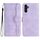 Per Samsung Galaxy S23 FE 5G Custodia in pelle con motivo a cuore Skin Feel (viola) Per Samsung Galaxy S23 FE 5G Custodia in pelle con motivo a cuore Skin Feel (viola)