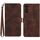 Per Samsung Galaxy S23 FE 5G Custodia in pelle con motivo a linee Skin Feel (caffè) Per Samsung Galaxy S23 FE 5G Custodia in pelle con motivo a linee Skin Feel (caffè)