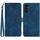 Custodia in pelle per Samsung Galaxy S23 FE 5G con motivo a linee Skin Feel (blu reale) Custodia in pelle per Samsung Galaxy S23 FE 5G con motivo a linee Skin Feel (blu reale)