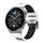 Per Huawei Watch GT3 Pro 46mm cinturino in silicone bicolore con foro tondo (bianco nero) Per Huawei Watch GT3 Pro 46mm cinturino in silicone bicolore con foro tondo (bianco nero)