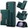 Per Samsung Galaxy S23 FE 5G DG.MING Serie M2 Borsa multi-carta 3 pieghe + Custodia magnetica per telefono (Verde) Per Samsung Galaxy S23 FE 5G DG.MING Serie M2 Borsa multi-carta 3 pieghe + Custodia magnetica per telefono (Verde)