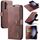 Per Samsung Galaxy S23 FE 5G DG.MING Custodia in pelle magnetica staccabile con texture Crazy Horse (Rosso) Per Samsung Galaxy S23 FE 5G DG.MING Custodia in pelle magnetica staccabile con texture Crazy Horse (Rosso)