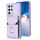Per Samsung Galaxy S21 Ultra 5G BF29 Custodia per telefono con anello per porta carte di organo (viola) Per Samsung Galaxy S21 Ultra 5G BF29 Custodia per telefono con anello per porta carte di organo (viola)