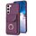 Per Samsung Galaxy S23+ 5G BF29 Custodia per telefono con anello per porta carte di organo (viola scuro)