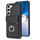 Per Samsung Galaxy S23+ 5G BF29 Custodia per telefono con anello per porta carte di organo (nero)