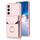 Per Samsung Galaxy S23+ 5G BF29 Custodia per cellulare con anello per porta carte di organo (rosa) Per Samsung Galaxy S23+ 5G BF29 Custodia per cellulare con anello per porta carte di organo (rosa)