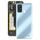 Per la copertura posteriore della batteria ZTE Blade A52 (blu)