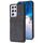 Per Samsung Galaxy S21 Ultra 5G BF28 Custodia per telefono con custodia per carta satinata con supporto (nero) Per Samsung Galaxy S21 Ultra 5G BF28 Custodia per telefono con custodia per carta satinata con supporto (nero)