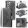 Custodia per telefono in pelle con cerniera totem multischeda per Samsung Galaxy S23+ 5G (grigio) Custodia per telefono in pelle con cerniera totem multischeda per Samsung Galaxy S23+ 5G (grigio)