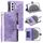 Custodia per telefono in pelle con cerniera totem multischeda per Samsung Galaxy S22+ 5G (viola) Custodia per telefono in pelle con cerniera totem multischeda per Samsung Galaxy S22+ 5G (viola)