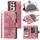 Custodia per telefono in pelle con cerniera totem multischeda per Samsung Galaxy S21 Ultra 5G (rosa) Custodia per telefono in pelle con cerniera totem multischeda per Samsung Galaxy S21 Ultra 5G (rosa)