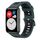 Per Huawei Watch Fit Nuovo cinturino in silicone bicolore (verde oliva + nero) Per Huawei Watch Fit Nuovo cinturino in silicone bicolore (verde oliva + nero)
