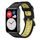 Per Huawei Watch Fit Nuovo cinturino in silicone bicolore (nero + giallo)