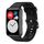 Per Huawei Watch Fit nuovo cinturino in silicone tinta unita (nero)