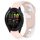 Per cinturino in silicone bicolore Garmin Forerunner 265 da 22 mm (rosa + bianco) Per cinturino in silicone bicolore Garmin Forerunner 265 da 22 mm (rosa + bianco)