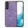 Per Samsung Galaxy S22 5G Custodia per telefono con cover posteriore per PC in pelle vintage (viola) Per Samsung Galaxy S22 5G Custodia per telefono con cover posteriore per PC in pelle vintage (viola)