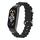 Per cinturino per orologio traspirante in silicone marino Xiaomi Mi Band 7 (nero) Per cinturino per orologio traspirante in silicone marino Xiaomi Mi Band 7 (nero)