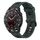 Per Huawei Watch GT 3 SE 22mm Cinturino in silicone a strisce bicolore (verde oliva nero) Per Huawei Watch GT 3 SE 22mm Cinturino in silicone a strisce bicolore (verde oliva nero)