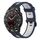 Per Huawei Watch GT 3 SE 22mm cinturino in silicone a strisce bicolore (blu notte bianco) Per Huawei Watch GT 3 SE 22mm cinturino in silicone a strisce bicolore (blu notte bianco)