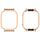 Per Xiaomi Redmi Watch 3 / Mi Watch Lite 3 Custodia protettiva per orologio con struttura in metallo (oro rosa) Per Xiaomi Redmi Watch 3 / Mi Watch Lite 3 Custodia protettiva per orologio con struttura in metallo (oro rosa)