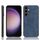 Per Samsung Galaxy S23 FE 5G Cucito Mucca Modello Pelle PC + PU + Custodia per telefono TPU (Blu)