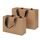 Borsa a mano in carta kraft Buff Shopping, taglia: M
