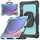 Per Samsung Galaxy S9+ Custodia per tablet PC ibrida in silicone tipo D con supporto per maniglia (PC azzurro) Per Samsung Galaxy S9+ Custodia per tablet PC ibrida in silicone tipo D con supporto per maniglia (PC azzurro)