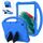 Per Samsung Galaxy Tab A9+ Custodia tablet antiurto EVA con supporto (blu) Per Samsung Galaxy Tab A9+ Custodia tablet antiurto EVA con supporto (blu)