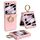 Custodia per telefono con cerniera magnetica integrata GKK per Samsung Galaxy Z Flip5 con supporto ad anello (rosa) Custodia per telefono con cerniera magnetica integrata GKK per Samsung Galaxy Z Flip5 con supporto ad anello (rosa)