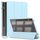 Per Samsung Galaxy Tab S9+ Custodia per tablet in pelle intelligente 3 pieghevoli in acrilico (blu cielo) Per Samsung Galaxy Tab S9+ Custodia per tablet in pelle intelligente 3 pieghevoli in acrilico (blu cielo)