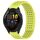 Per cinturino in silicone traspirante con punti 3D per Garmin Forerunner 265, fori da 22 mm (verde lime)