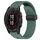 Per cinturino in silicone con foro per fibbia pieghevole Garmin Fenix 7S Pro 42mm 20mm (verde scuro) Per cinturino in silicone con foro per fibbia pieghevole Garmin Fenix 7S Pro 42mm 20mm (verde scuro)