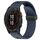 Per cinturino in silicone con foro per fibbia pieghevole Garmin Fenix 7S Pro 42mm 20mm (blu notte) Per cinturino in silicone con foro per fibbia pieghevole Garmin Fenix 7S Pro 42mm 20mm (blu notte)