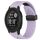 Per cinturino in silicone con foro per fibbia pieghevole Garmin Instinct 2S da 20 mm (viola) Per cinturino in silicone con foro per fibbia pieghevole Garmin Instinct 2S da 20 mm (viola)