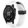 Per cinturino in silicone Garmin Fenix 6S con foro per fibbia pieghevole da 20 mm (bianco) Per cinturino in silicone Garmin Fenix 6S con foro per fibbia pieghevole da 20 mm (bianco)