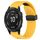 Per cinturino in silicone Garmin Fenix 6S Pro da 20 mm con foro per fibbia pieghevole (giallo) Per cinturino in silicone Garmin Fenix 6S Pro da 20 mm con foro per fibbia pieghevole (giallo)