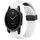 Per cinturino in silicone Garmin Fenix 5S Plus con foro per fibbia pieghevole da 20 mm (bianco) Per cinturino in silicone Garmin Fenix 5S Plus con foro per fibbia pieghevole da 20 mm (bianco)
