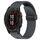 Per cinturino in silicone con foro per fibbia pieghevole Garmin Fenix 7 Pro 47mm 22mm (grigio scuro)