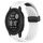 Per cinturino in silicone con foro per fibbia pieghevole Garmin Instinct 2 Solar da 22 mm (bianco) Per cinturino in silicone con foro per fibbia pieghevole Garmin Instinct 2 Solar da 22 mm (bianco)